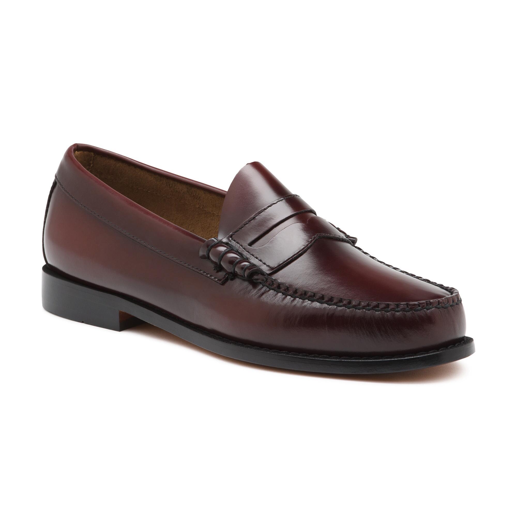 G.H.BASS Leather Bradford Penny Loafer in Burgundy (Purple) for Men - Lyst