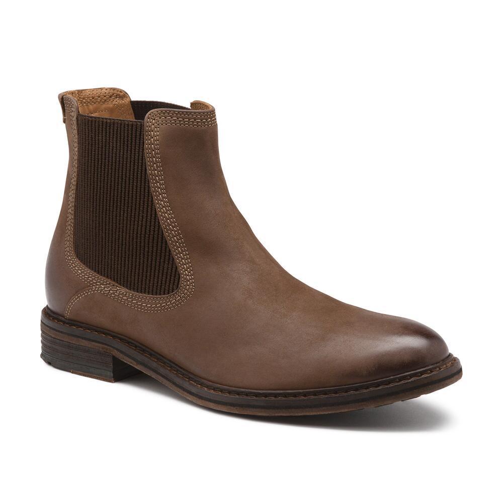 G.H.BASS Leather Hendrick Chelsea Boot in Dark Brown (Brown) for Men - Lyst