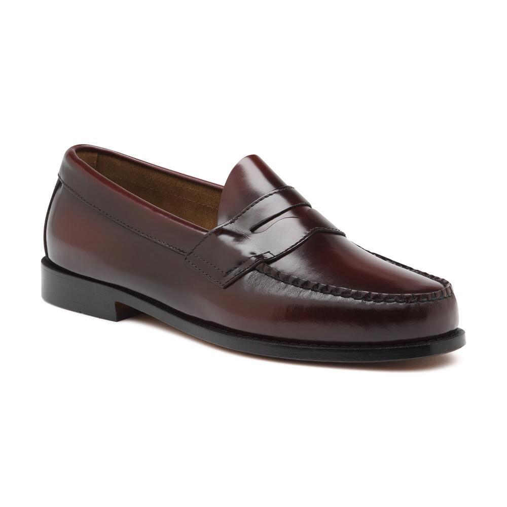 G.H.BASS Leather G.h. Bass Bradford Penny Loafer in Burgundy (Brown ...