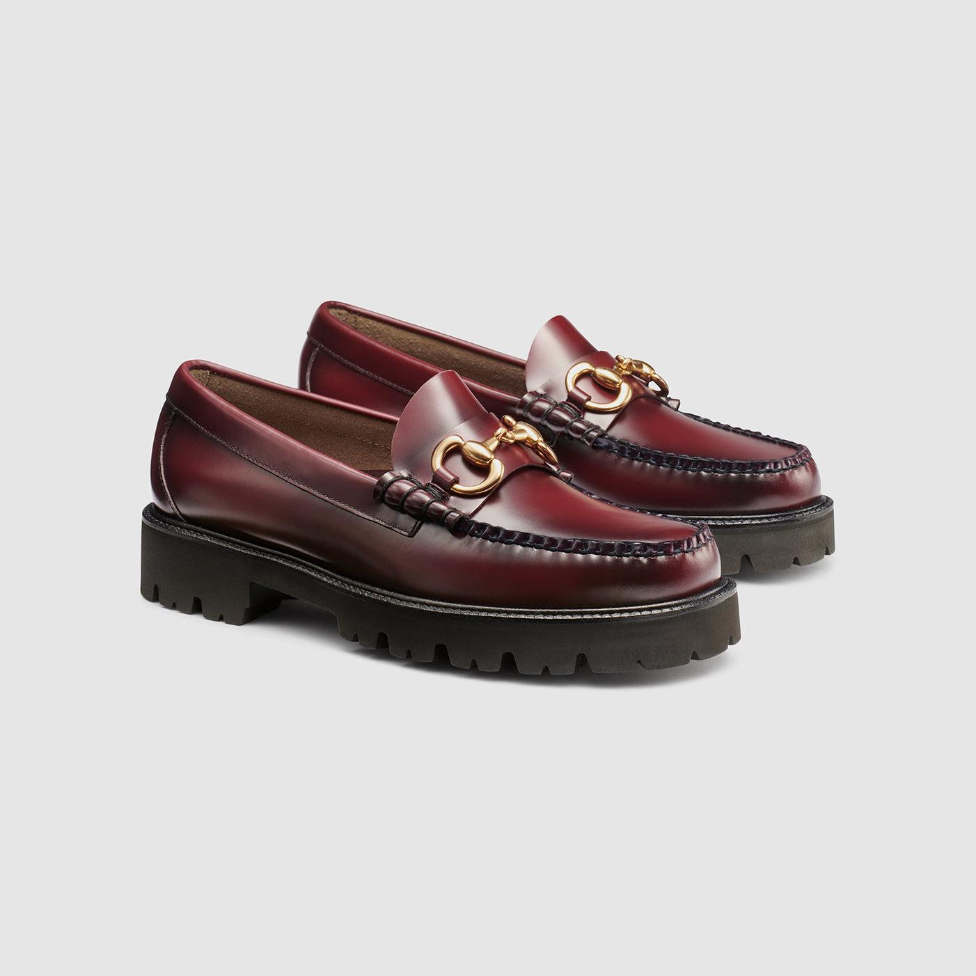 G.H. BASS MENS LINCOLN BIT SUPER LUG WEEJUNS LOAFER - SIZE 13D MENS BOXED ghbass-Wine-Lincoln-Super-Bit-  main image 4