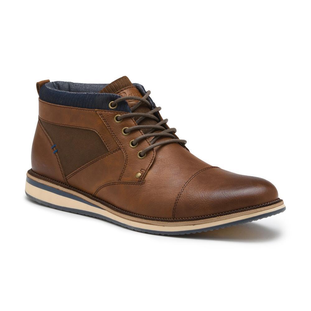 G H Bass Leather G H Bass Spencer Lace Up Boot In Cognac Brown
