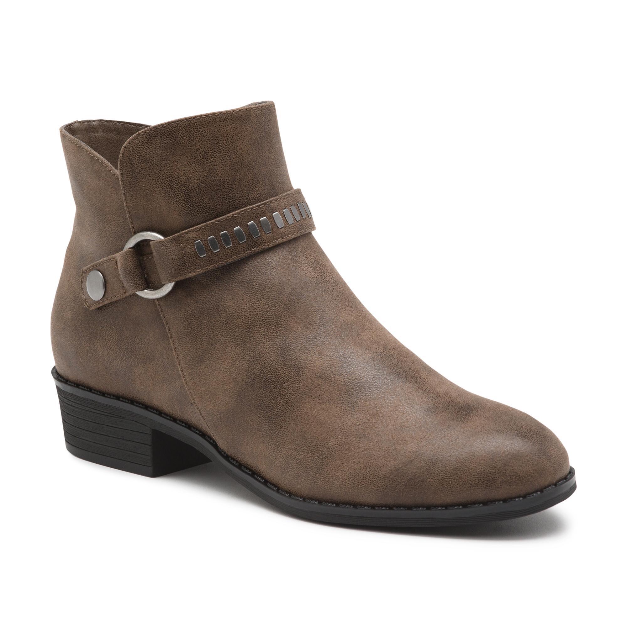 margo patent leather booties