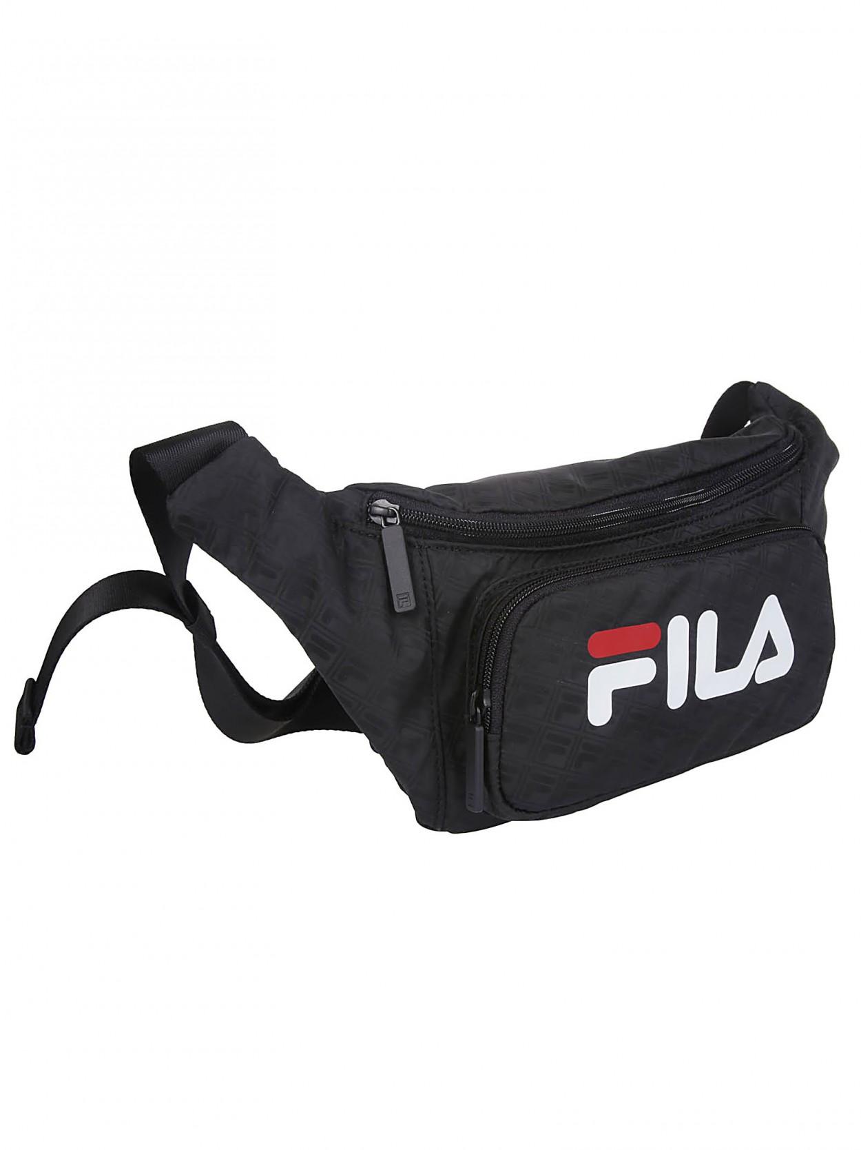 Fila Black FILA marsupio nero logo bianco for men Fila Black FILA marsupio nero logo bianco for men