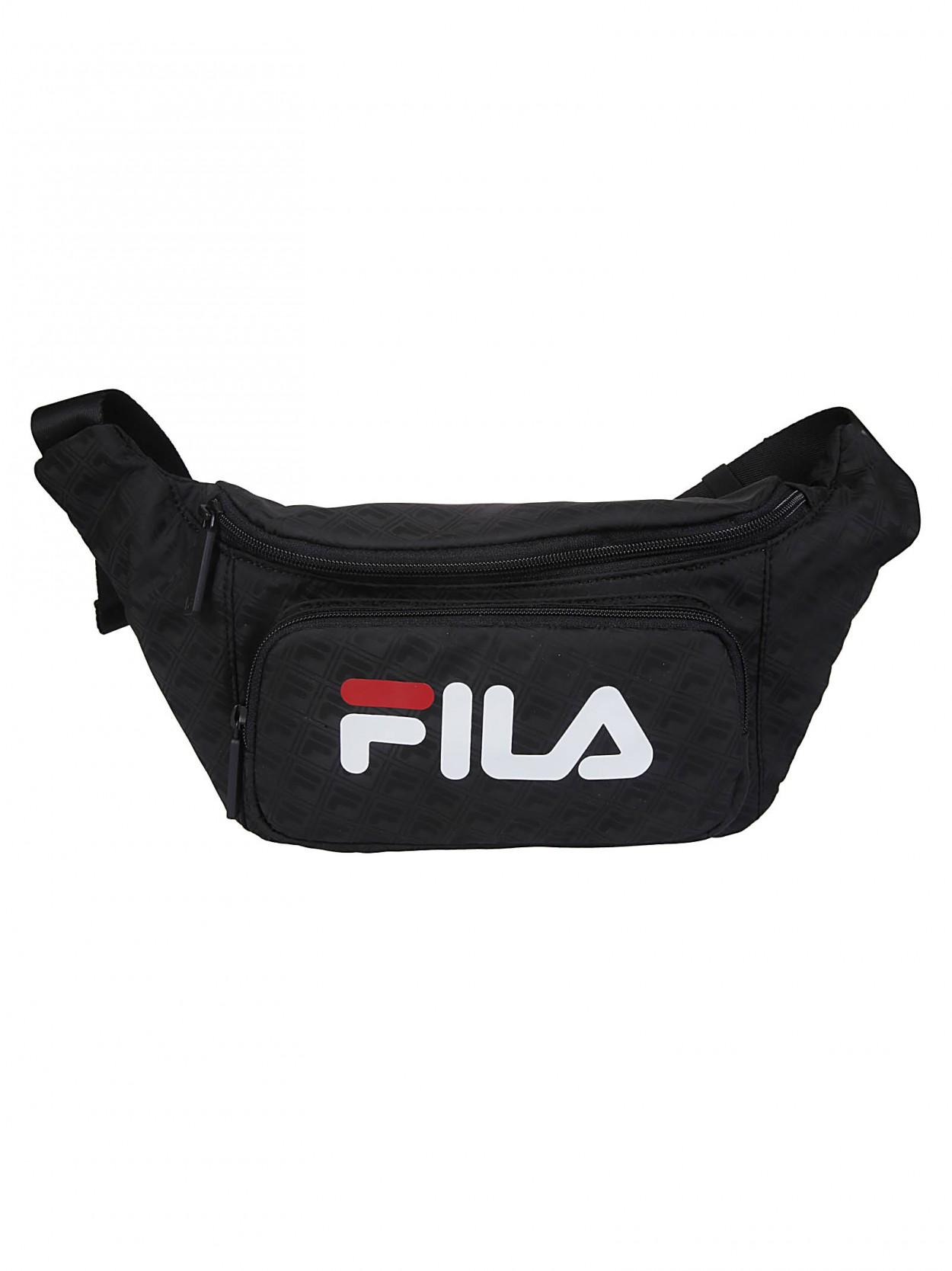 Fila Black FILA marsupio nero logo bianco for men Fila Black FILA marsupio nero logo bianco for men