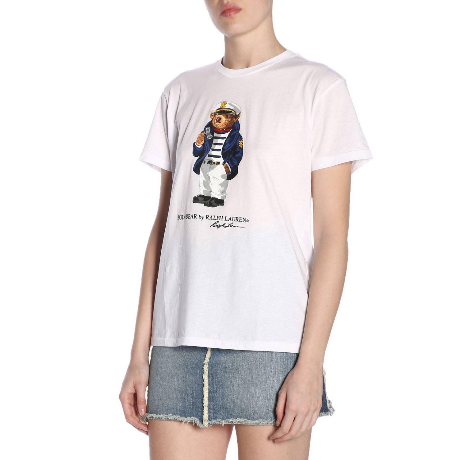 Polo Ralph Lauren T Shirt Women In White Lyst