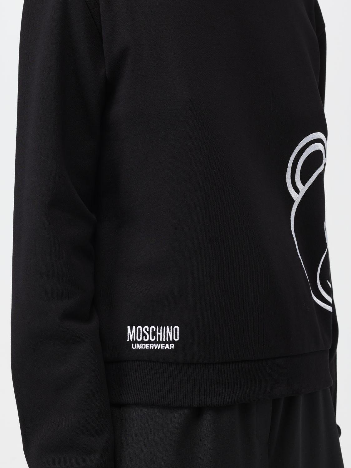 Black moschino online sweatshirt