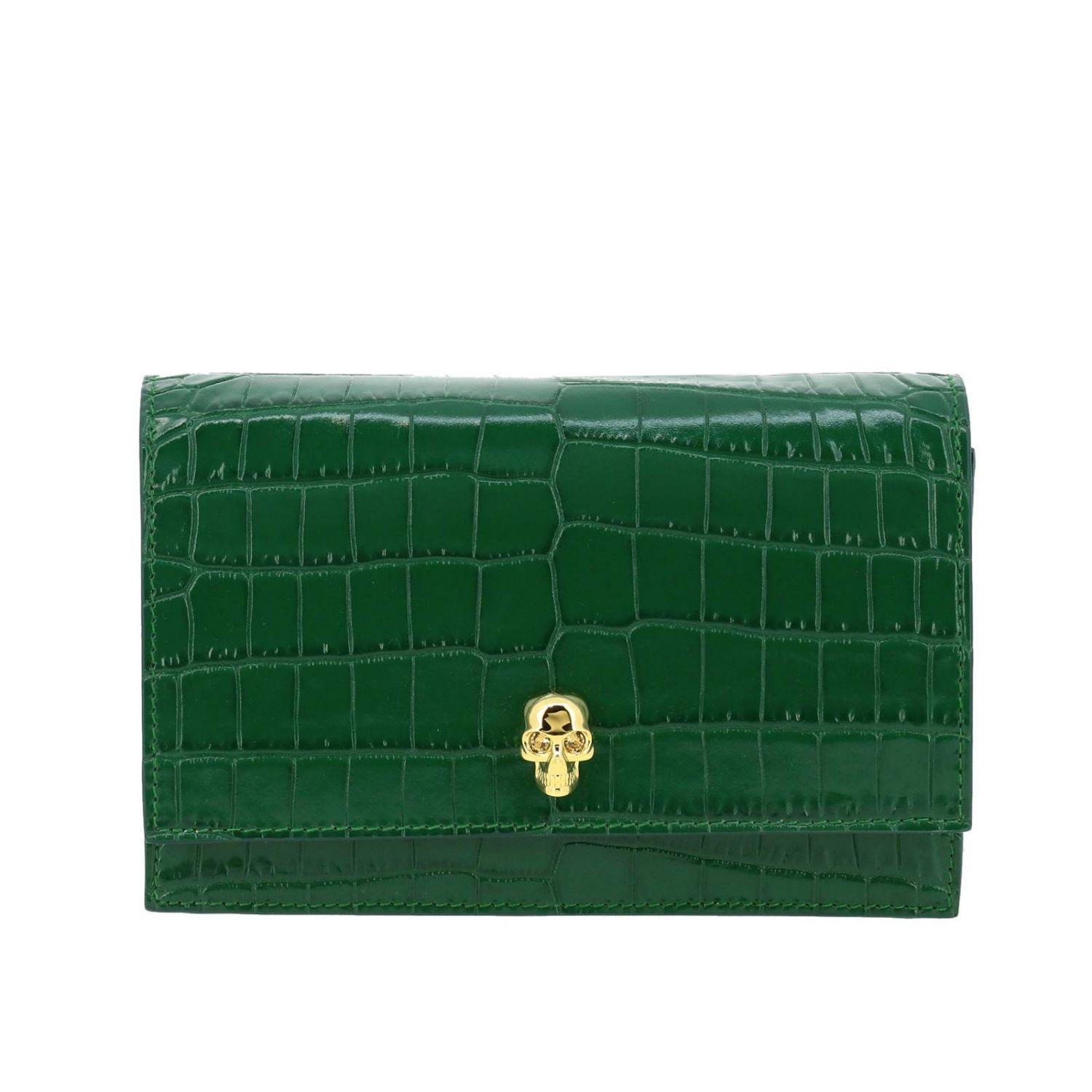 alexander mcqueen green bag