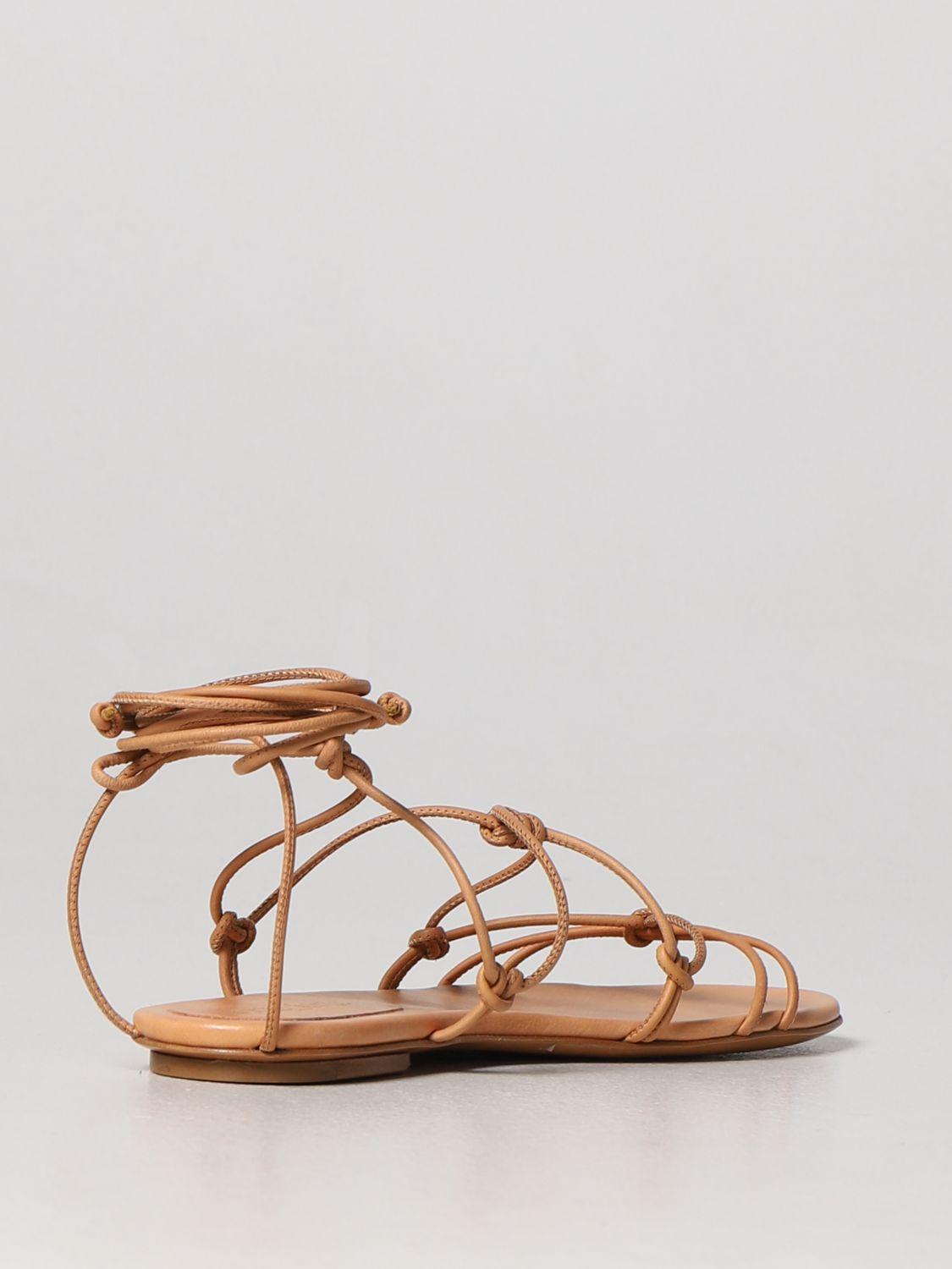 Forte Forte Flat Sandals in Natural | Lyst