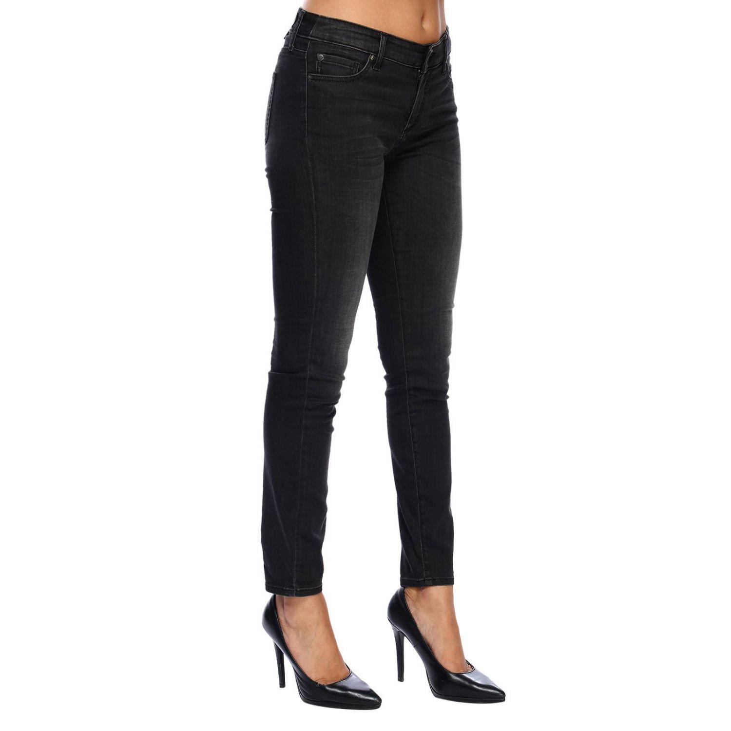 Armani Exchange Denim Jeans Women in Black - Lyst