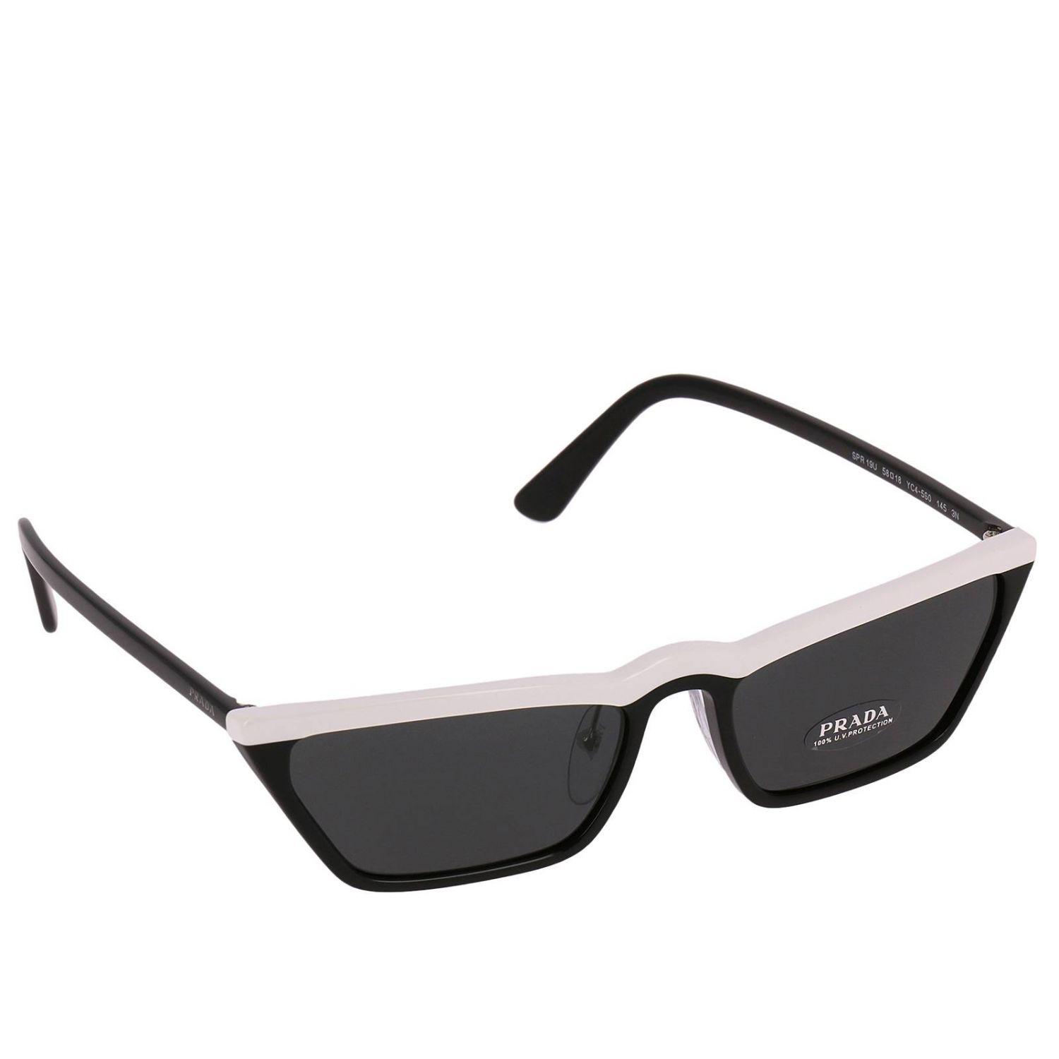 prada black sunglasses women's