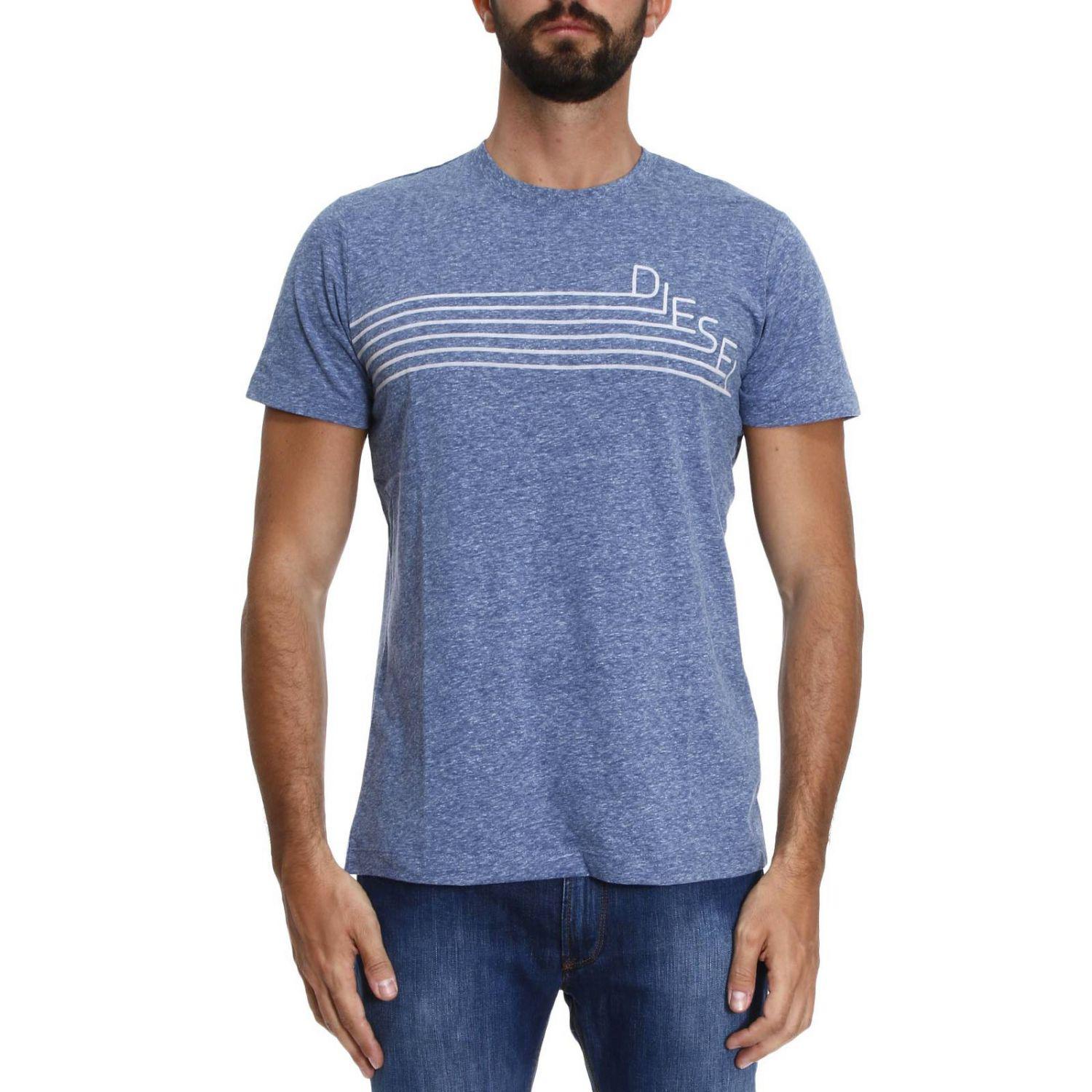 Lyst - Diesel T-shirt Men in Blue for Men