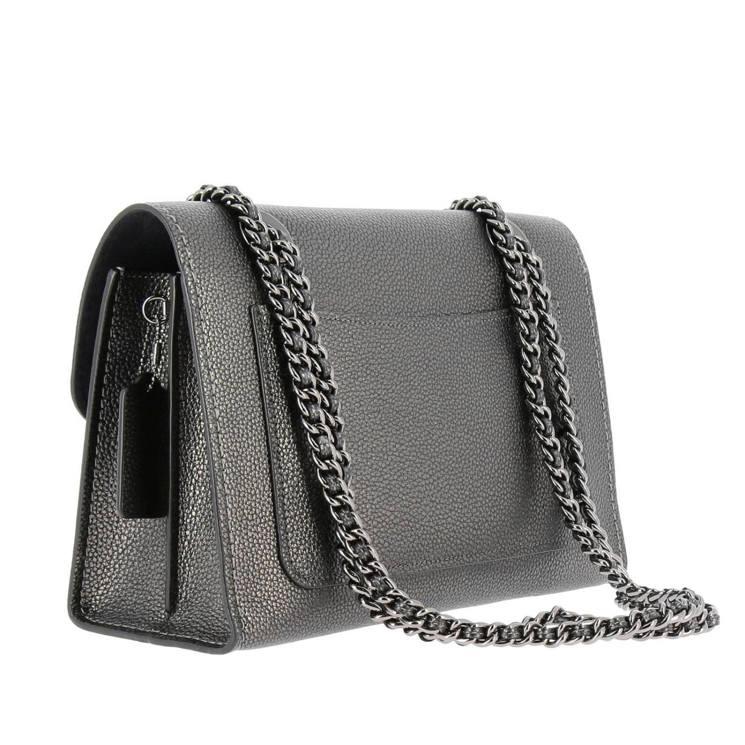 COACH Leather Crossbody Bags Shoulder Bag Women in Grey (Gray) - Lyst