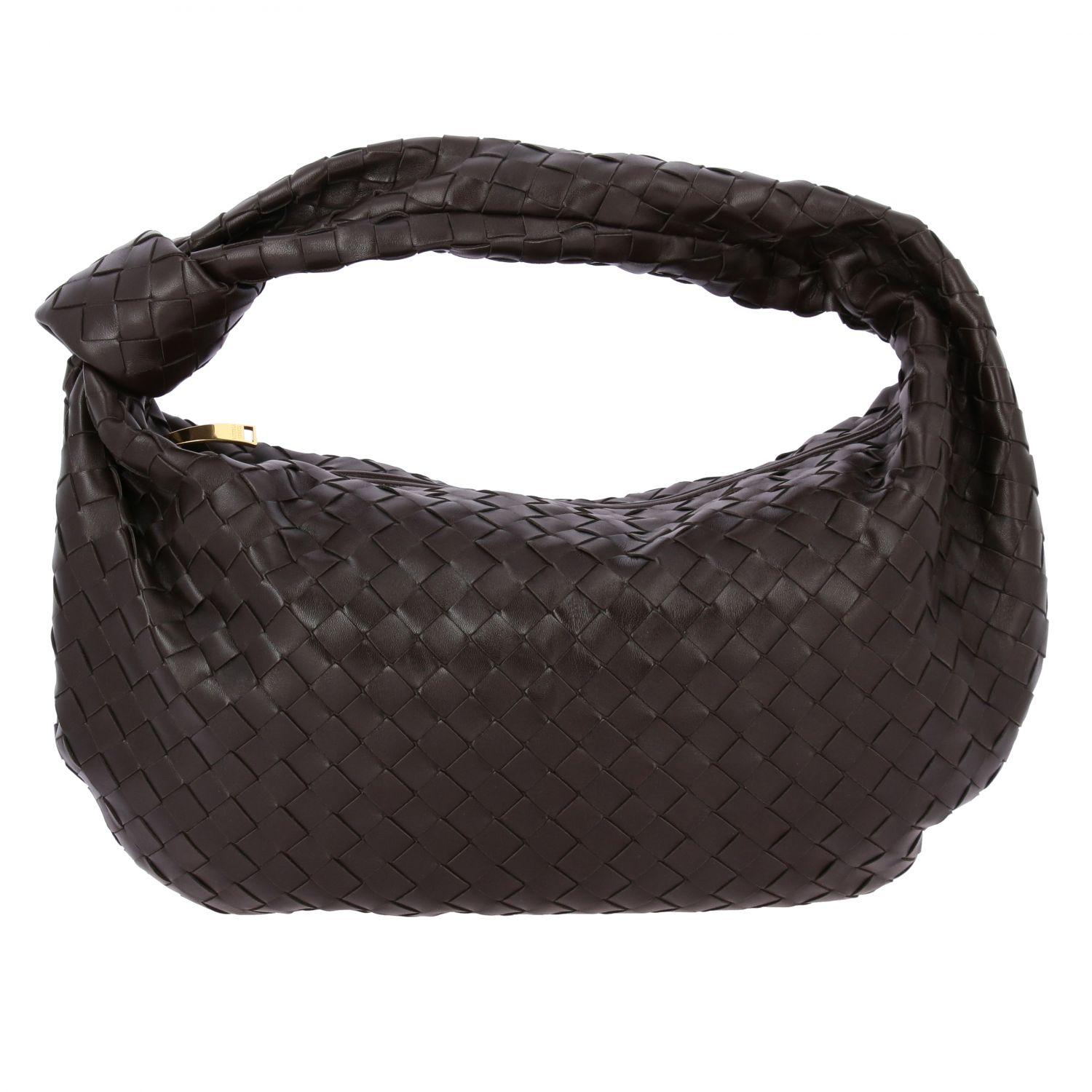 Bottega Veneta Leather Large Bv Jodie Shoulder Bag in Cocoa (Black ...