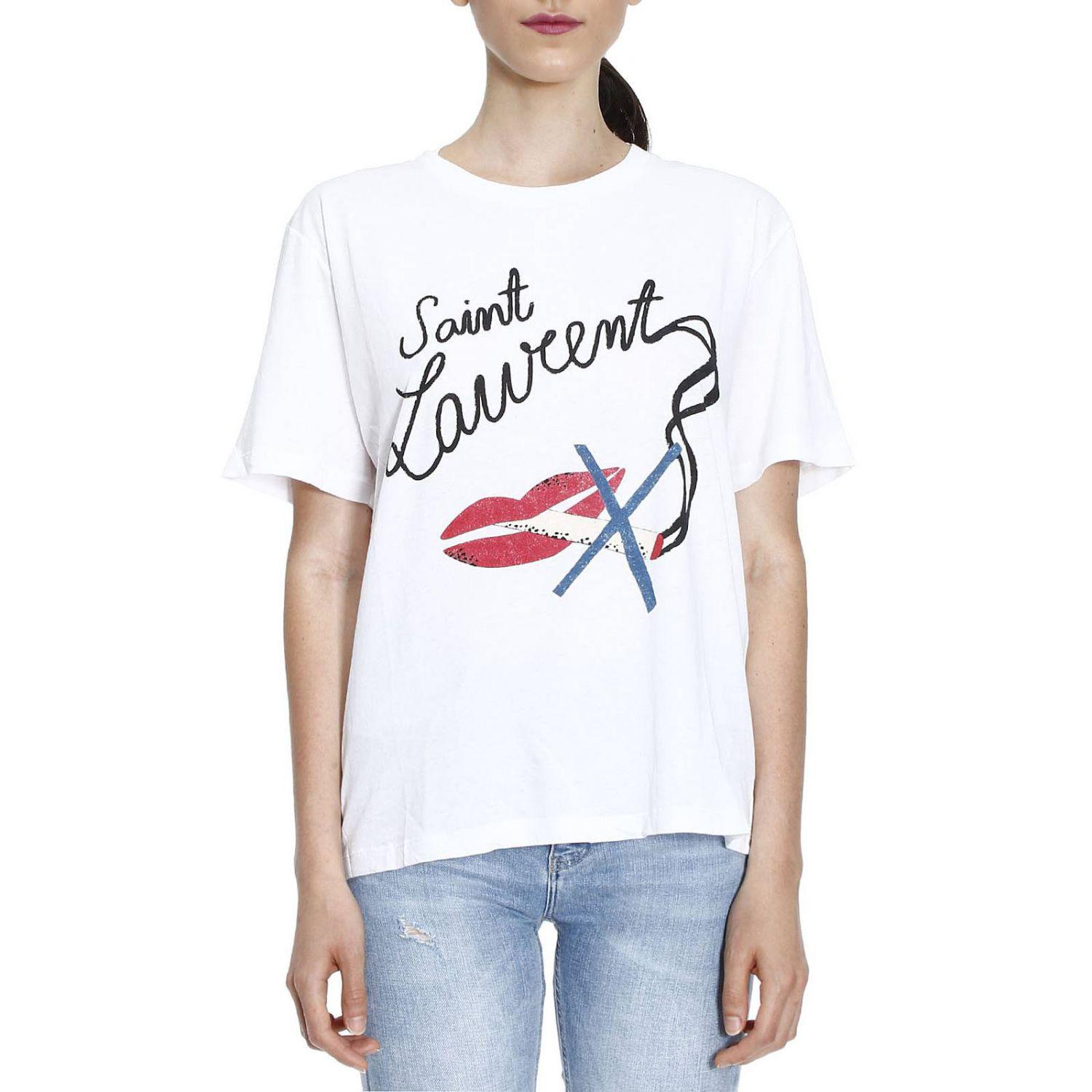 Saint Laurent T Shirt Women's Online, 54% OFF | www 