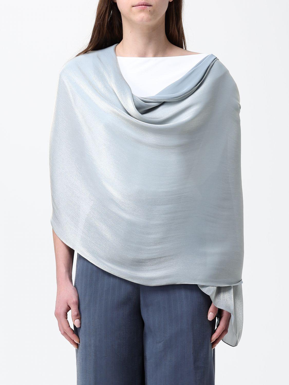 小物 EMPORIO ARMANI stole archive Solid-coloured scarf with lettering - EMPORIO ARMANI - Finizio