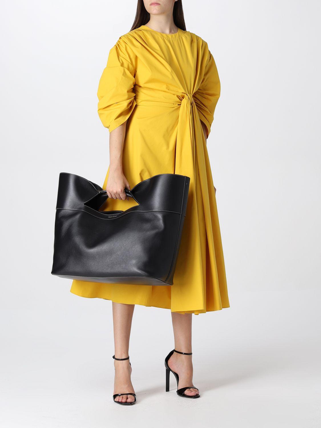 Alexander McQueen Dress in Yellow | Lyst