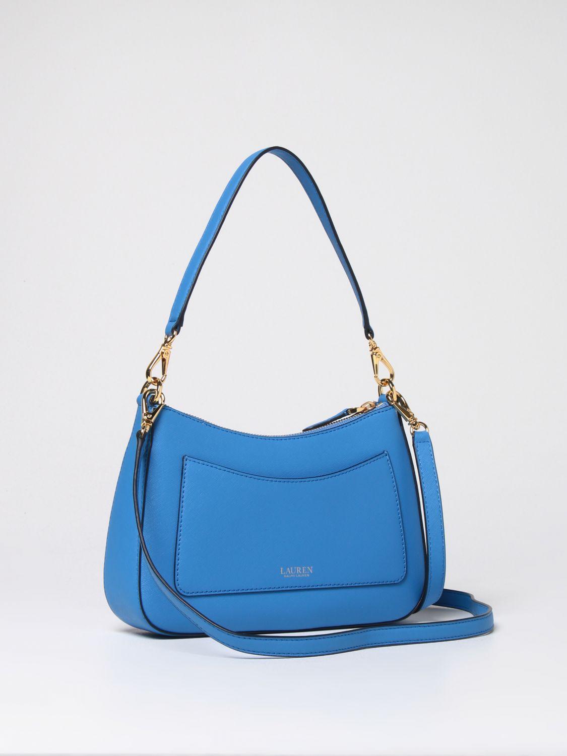 Polo Ralph Lauren Shoulder Bag in Blue | Lyst