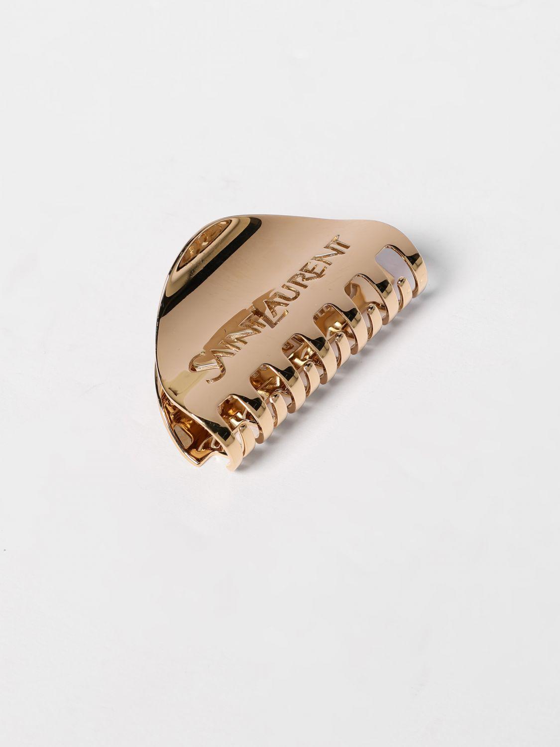 ヘアアクセサリー SAINT LAURENT HAIR ACCESSORIES CASSANDRE hair clips in metal | Saint Laurent | YSL MX