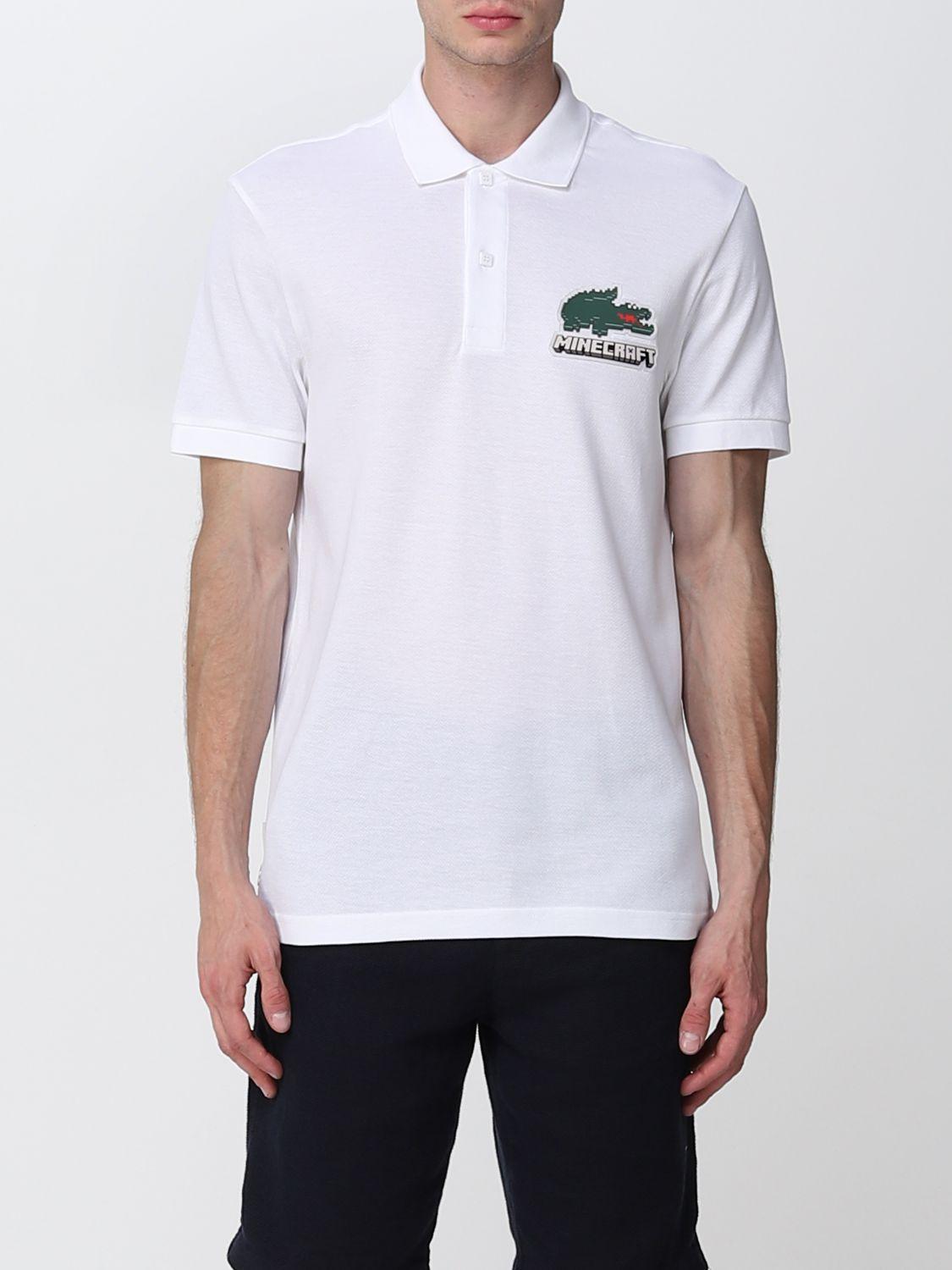 Lacoste Polo Shirt in White for Men | Lyst