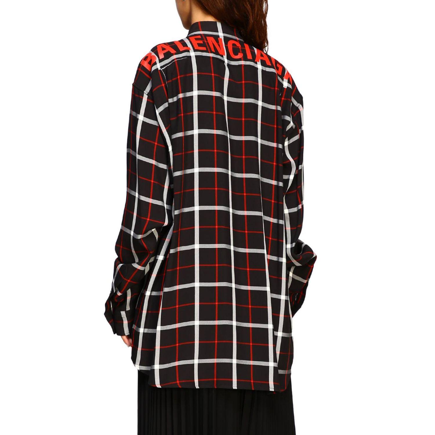 Balenciaga Synthetic Women's Shirt in Black Lyst