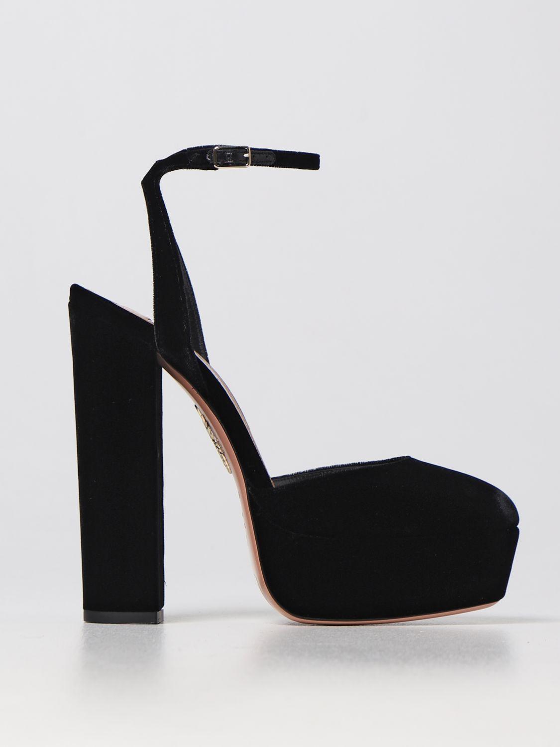 Aquazzura High Heel Shoes in Black | Lyst