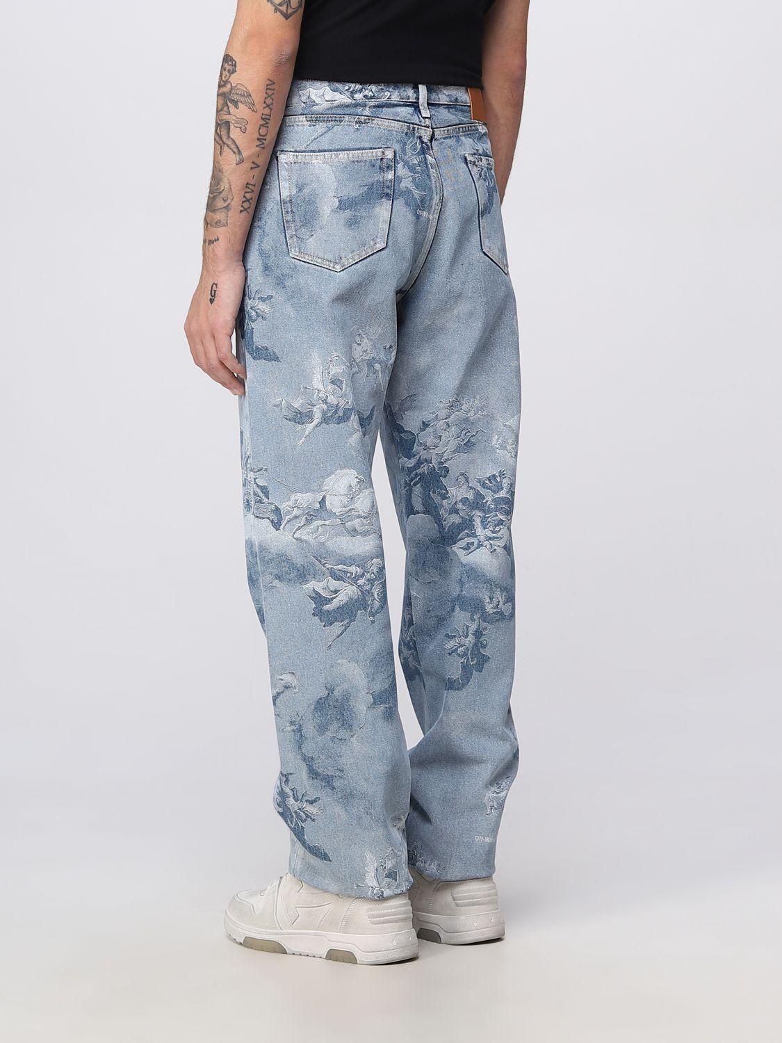 Off-White c/o Virgil Abloh Jeans in Blue for Men | Lyst