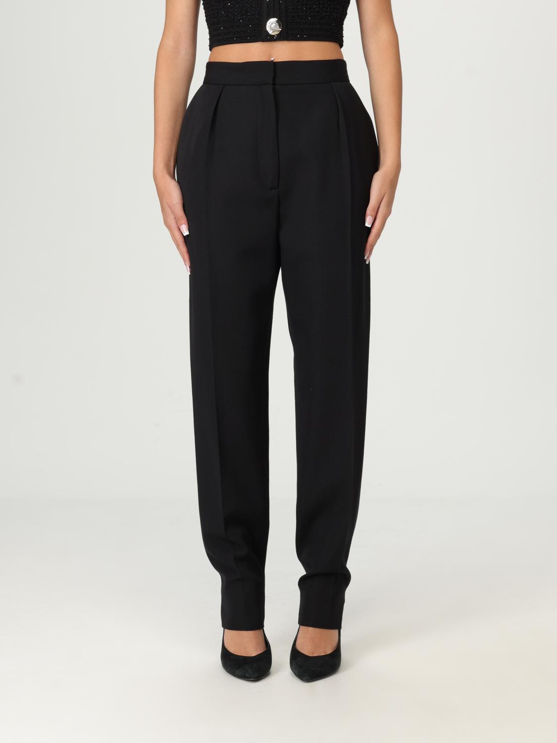 パンツ BALMAIN Woman Pants Black DF1PO104WC09 0PA Balmain Outlet: Pants woman - Black | Balmain pants