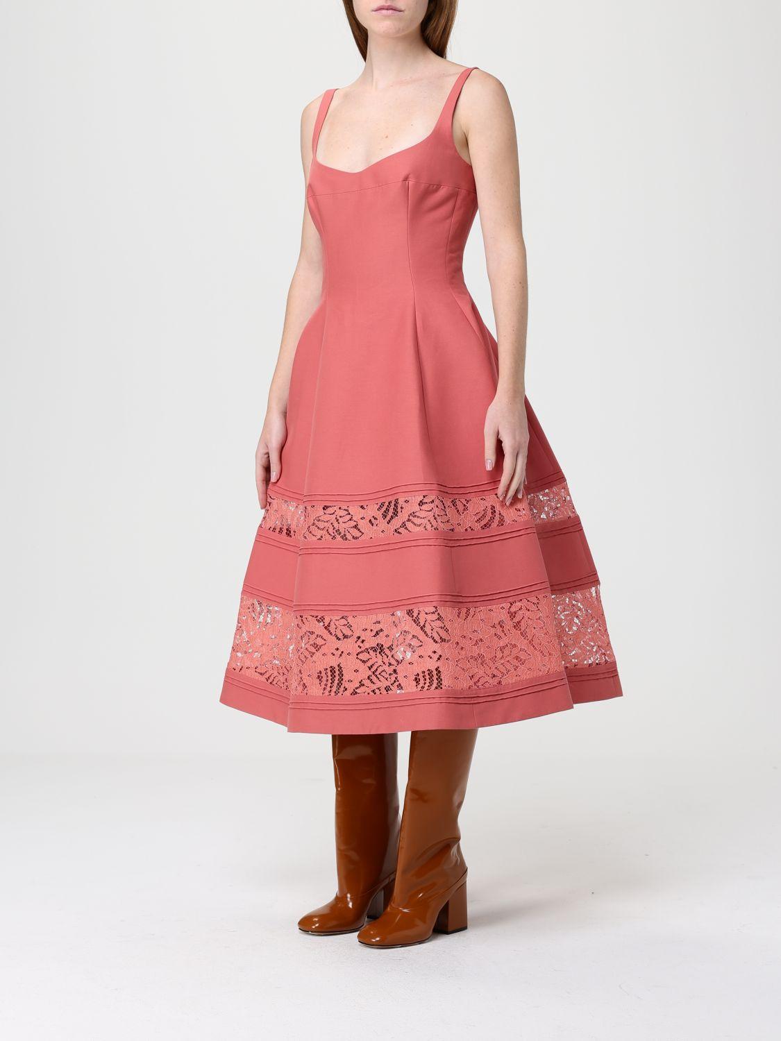 marni red dress Marni Satin Jacquard Gown in Butterfly Bloom Jacquard Red