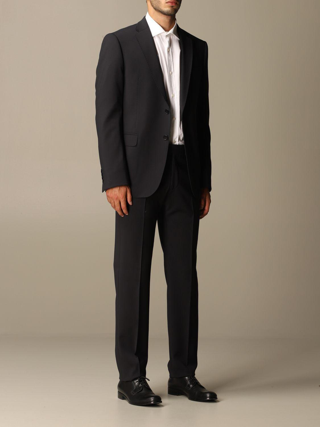 armani navy suit