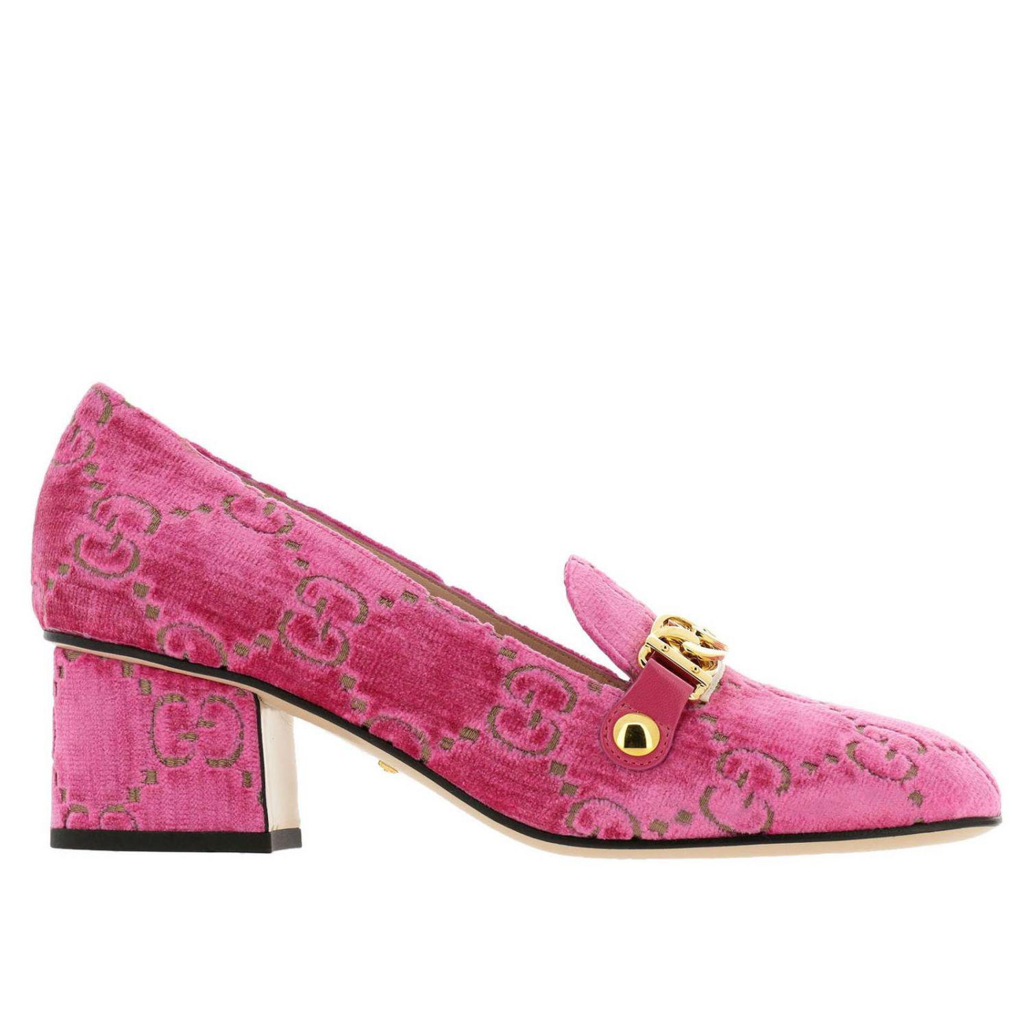 gucci pink shoes heels