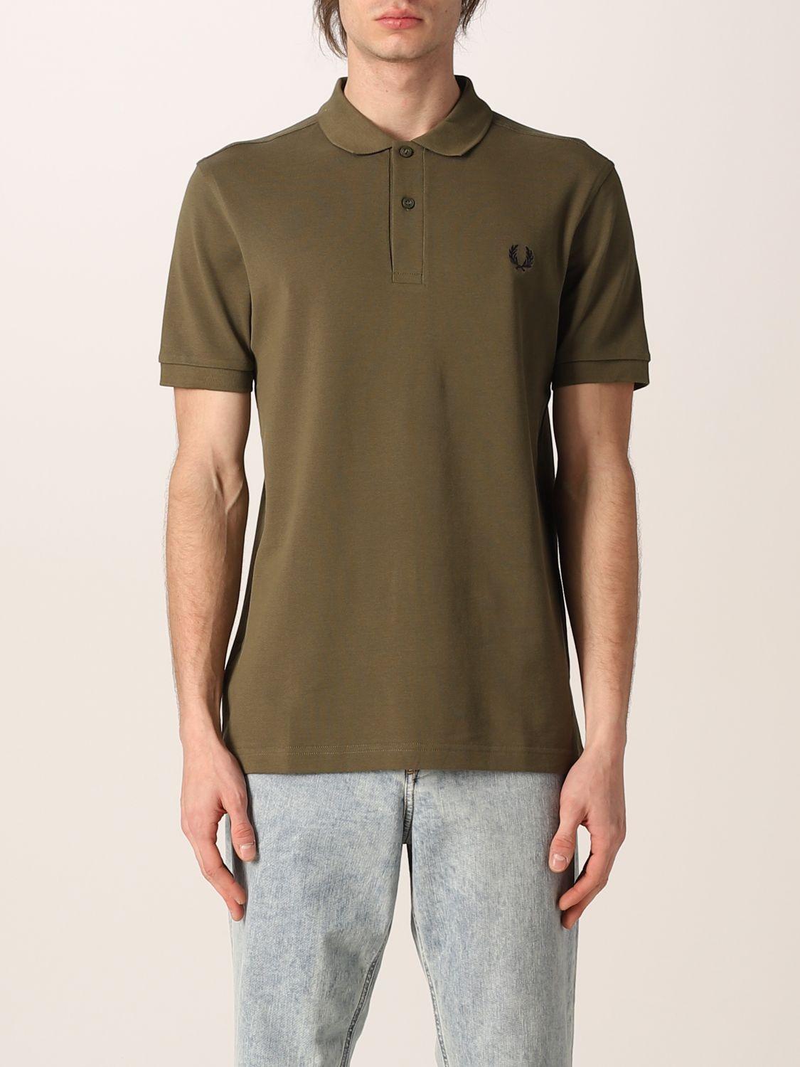 Fred Perry Polo Shirt in Military (Green) for Men | Lyst