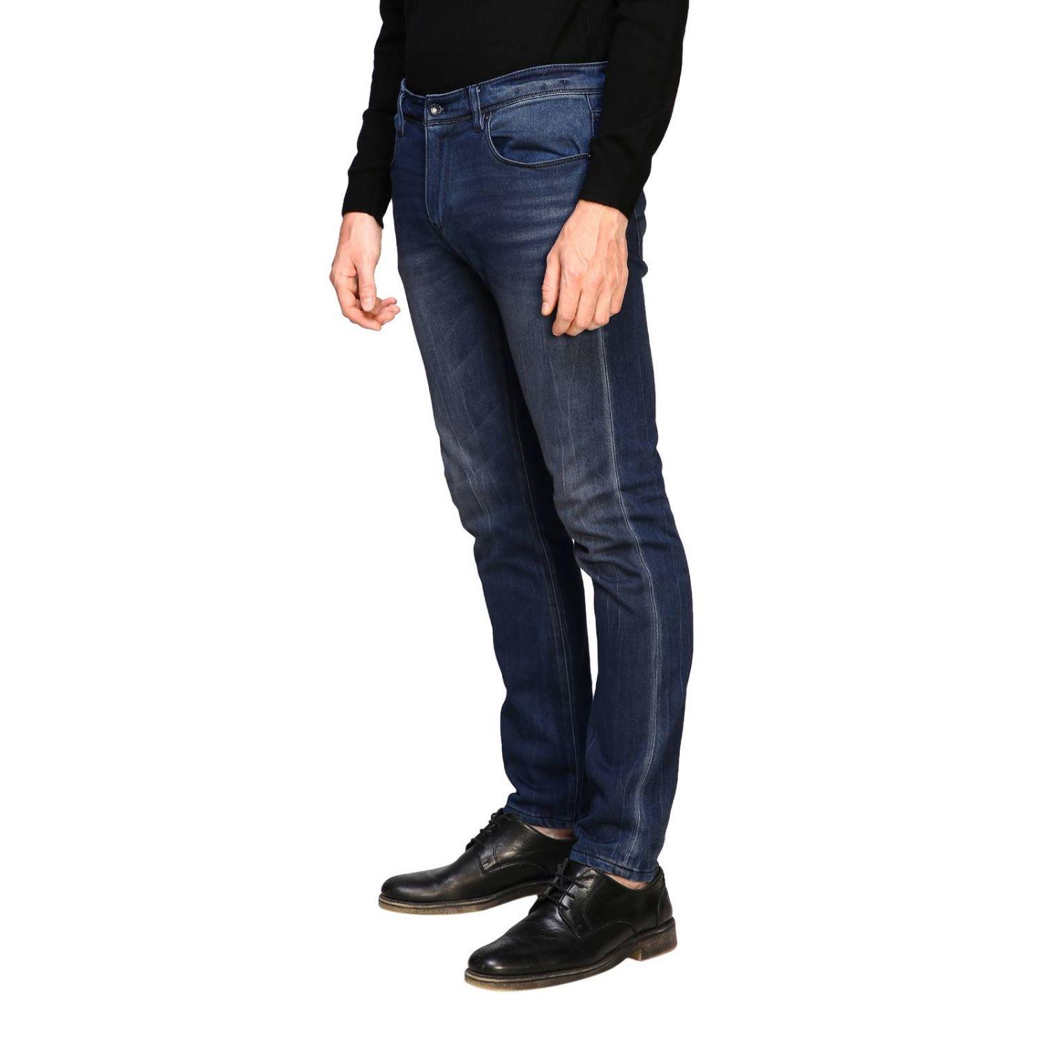 armani exchange blue jeans