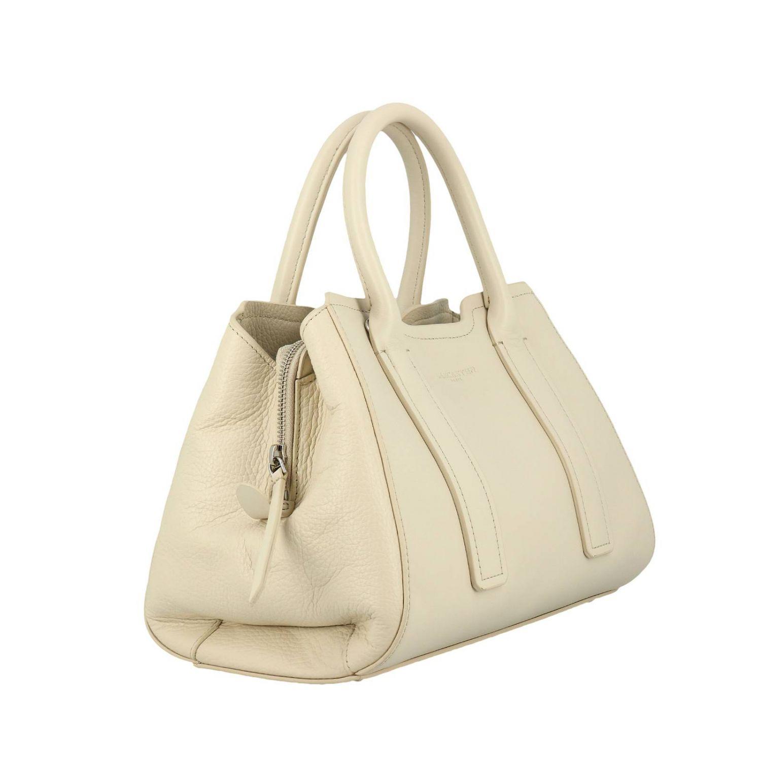 Lancaster Paris Leather Handbag Shoulder Bag Women in Beige (Natural) - Lyst