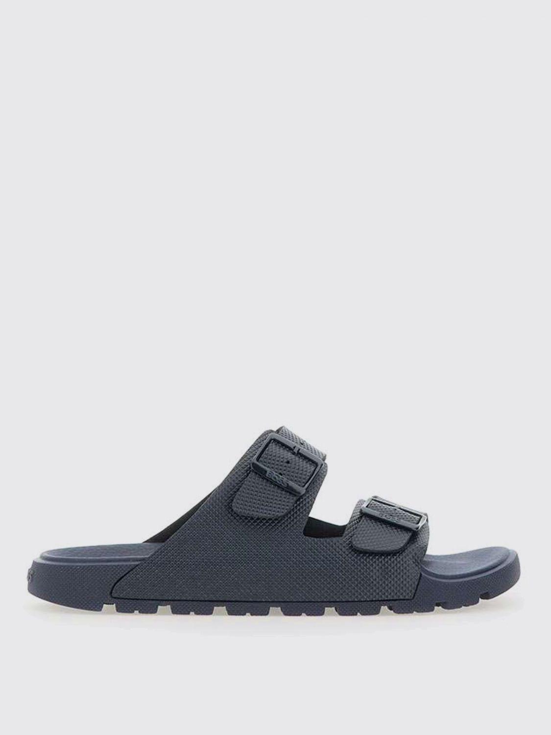 Chanclas Hombre Hugo Boss Chanclas Kirk_Slid_rblg_N Hombre Negro