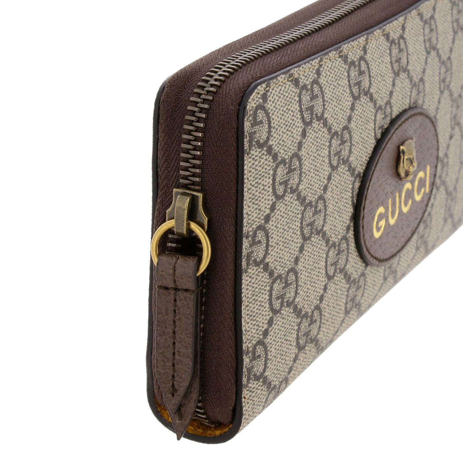Gucci Cotton Neo Vintage Wallet In gg 