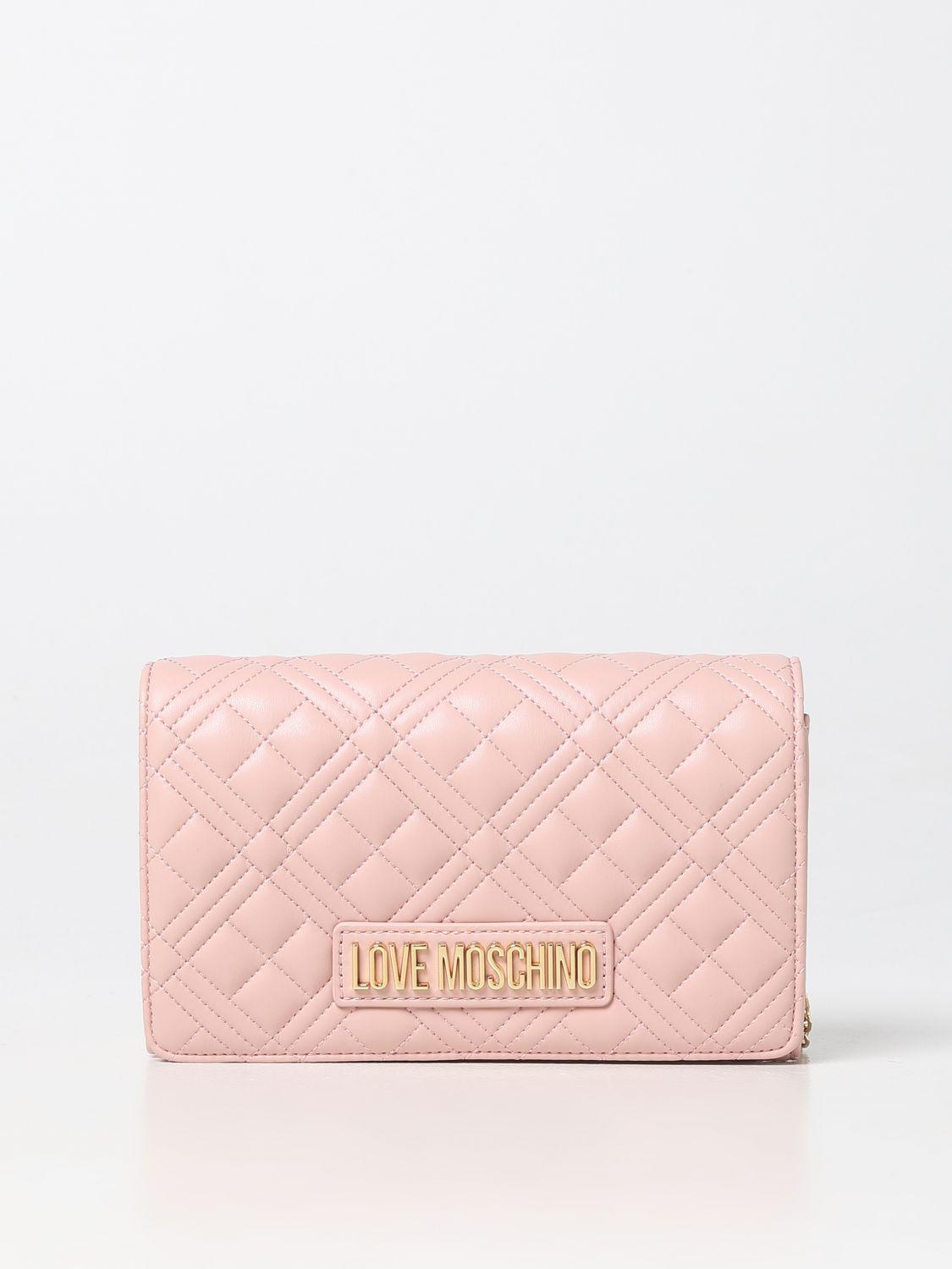 Love Moschino Crossbody Bags in Pink | Lyst