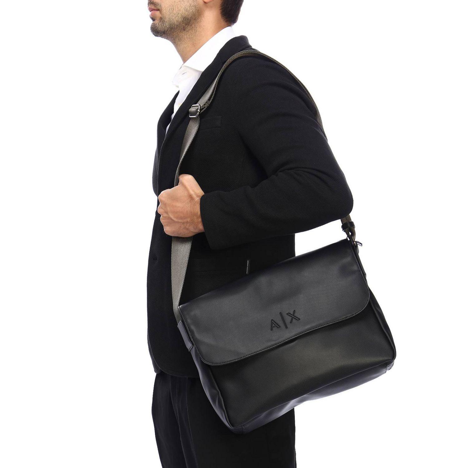 Armani Exchange Bags Men in Black for Men - Lyst