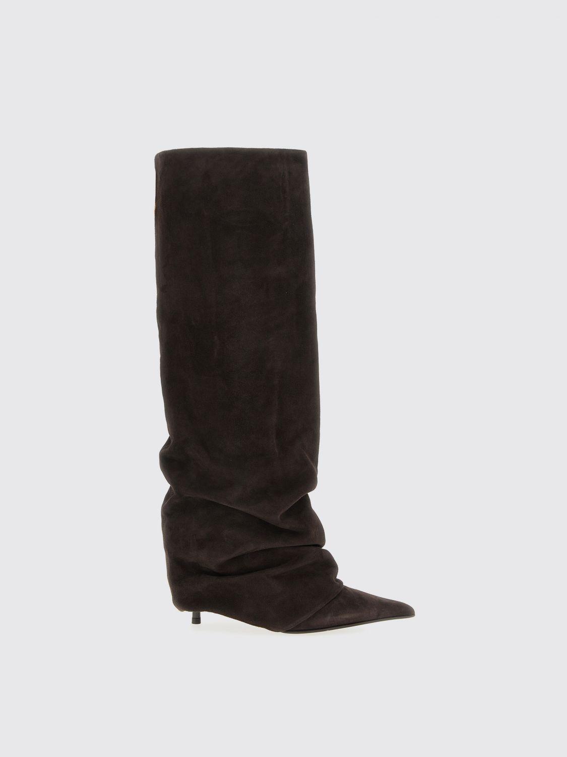 ロングブーツ LE SILLA BELLA BOOTS IN SUEDE Le Silla Bella ロングブーツ | シルバートーン | FARFETCH JP