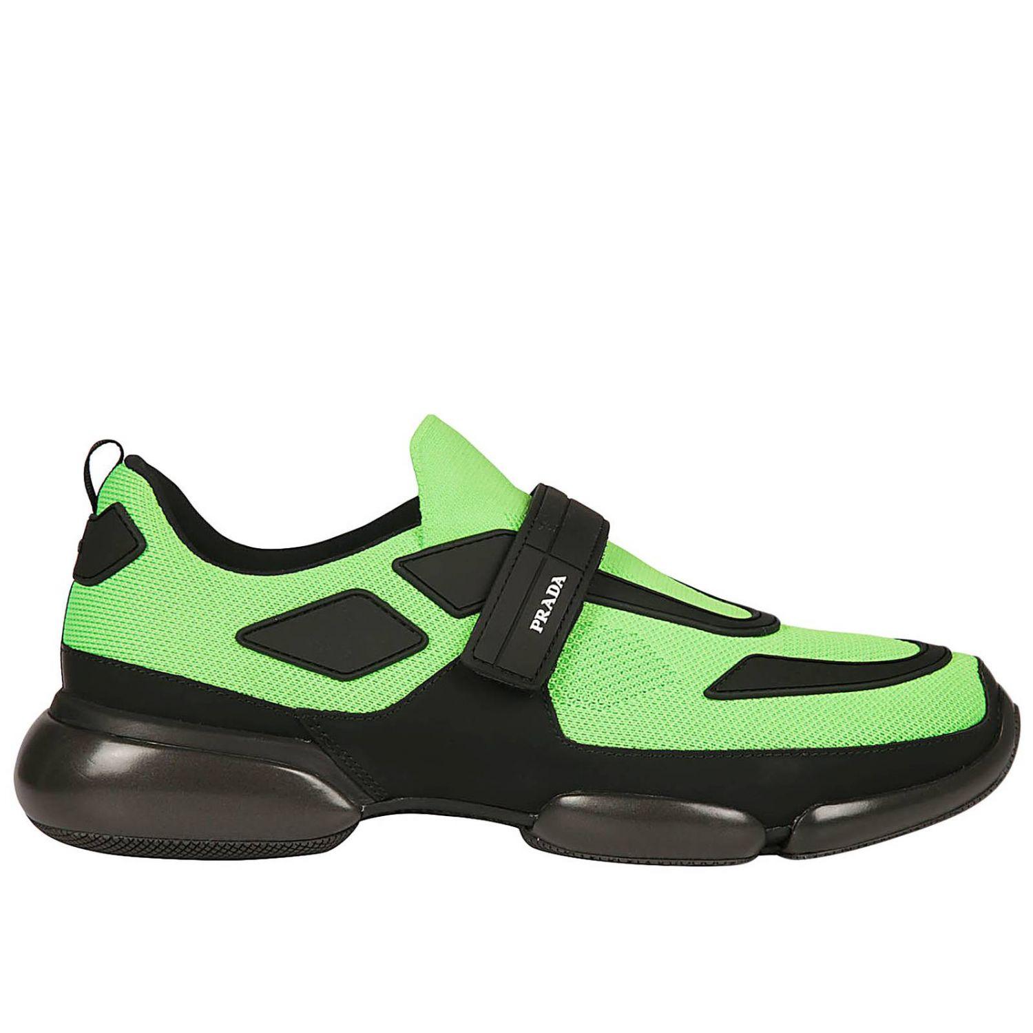 Prada Shoes For Men in Green for Men - Lyst