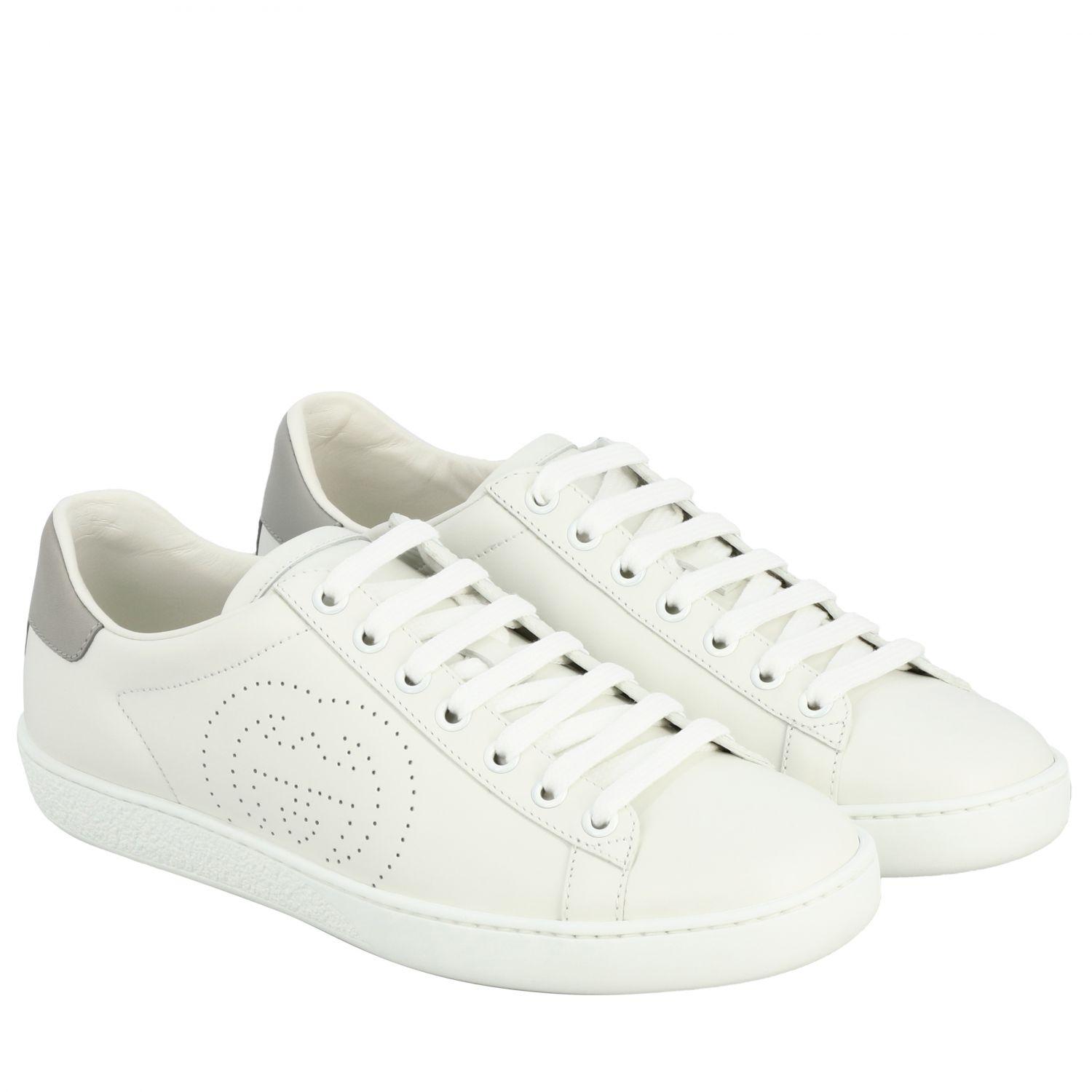 gucci ace perforated sneaker