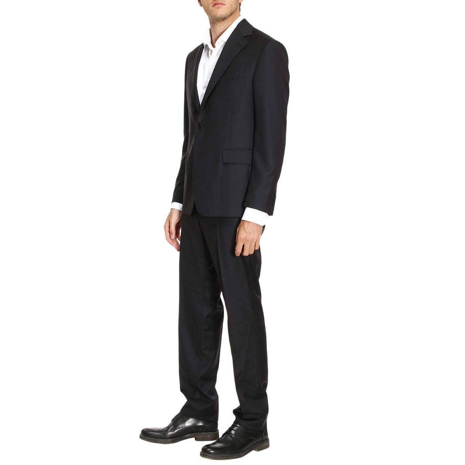 Lyst Versace Suit Men in Black for Men