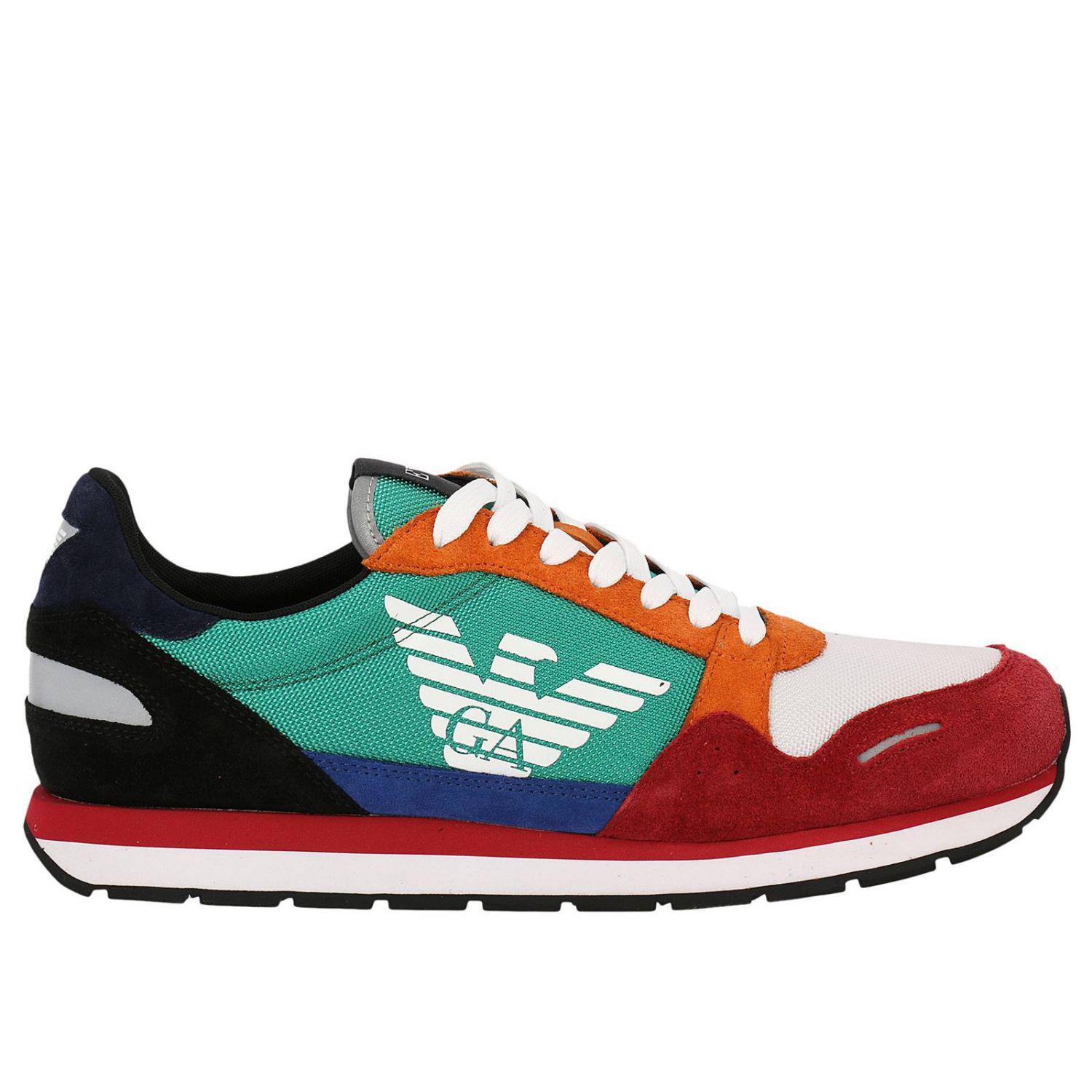 sneakers armani multicolor