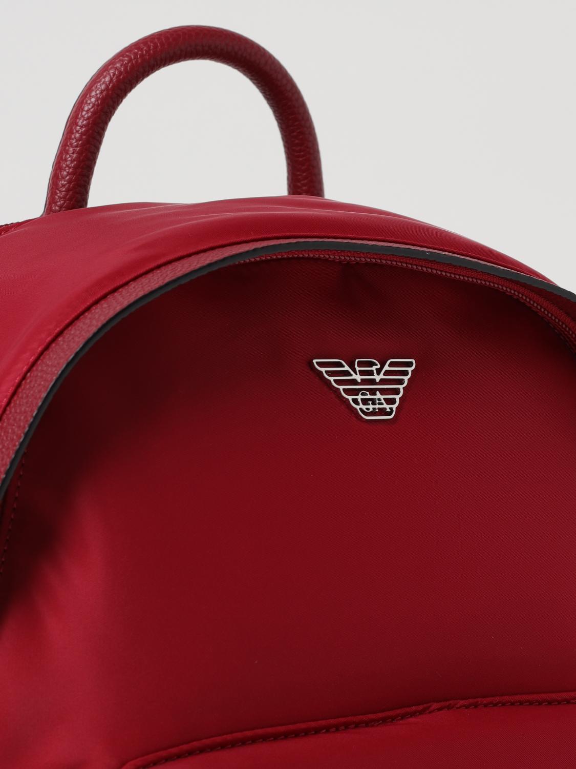 Emporio Armani Backpack in Red Lyst