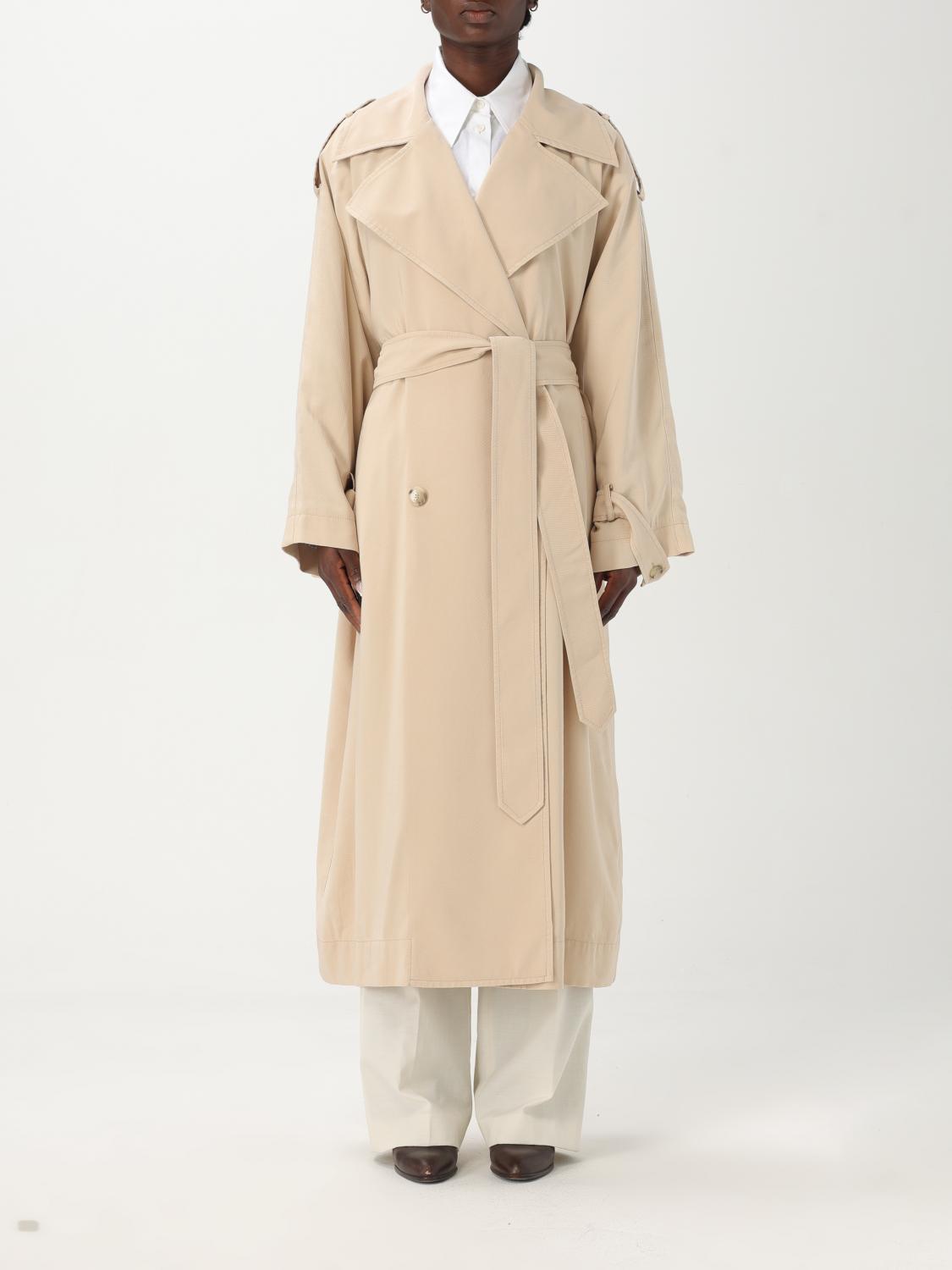アウターその他 BOSS Woman Trench coat Beige 50530977 287 BOSS - Loose-fit trench coat with belt - Light Beige