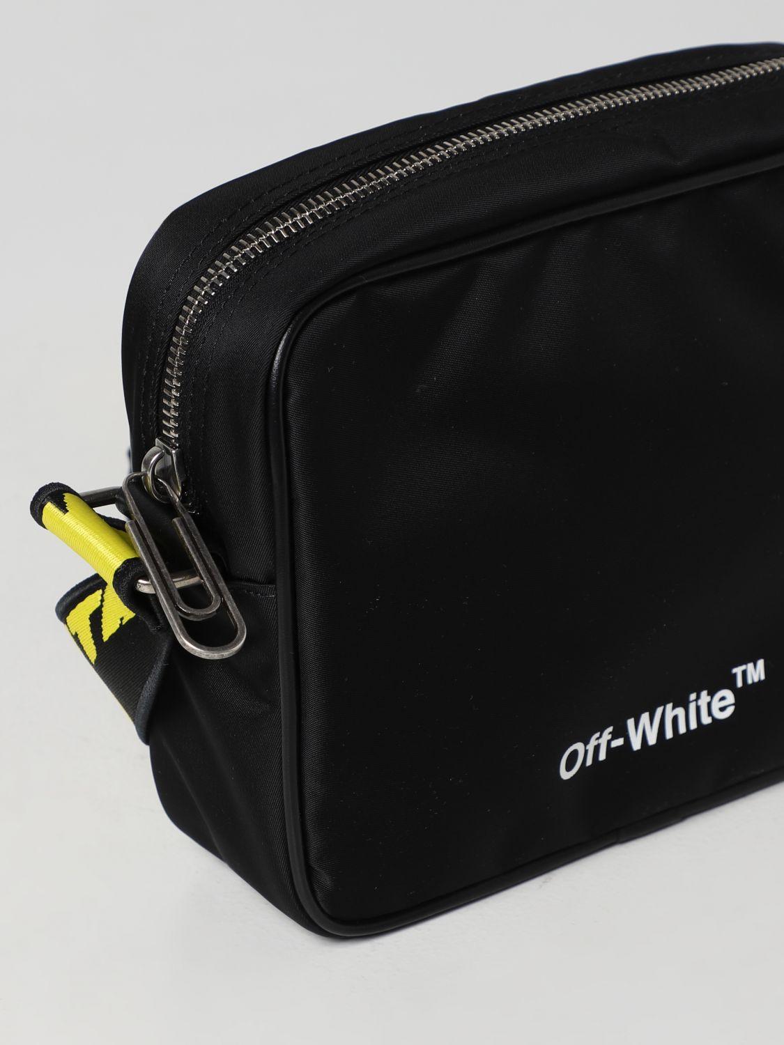 Off-White Shoulder Bag With Logo Men'S Black for Men
