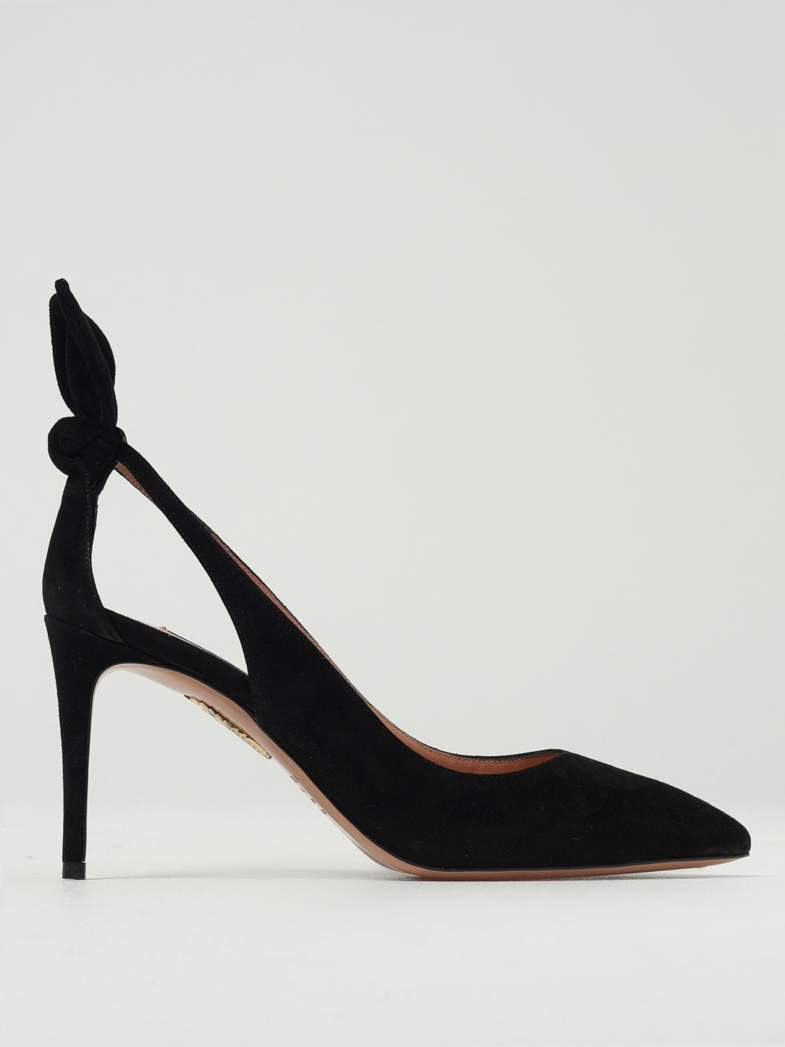 パンプス AQUAZZURA FW25 Heeled shoes (DENMIDP0 SUE000) Bow Tie Pump 85 BLACK Aquazzura@ Official