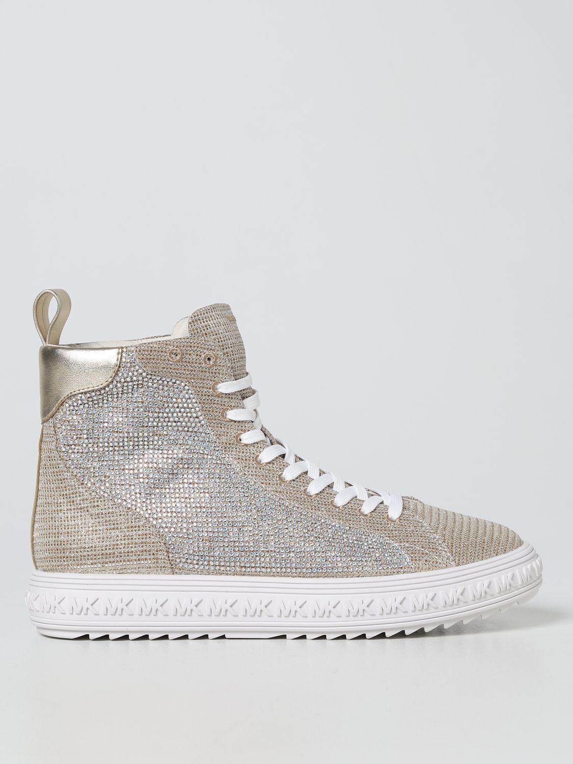 michael kors black and gold sneakers