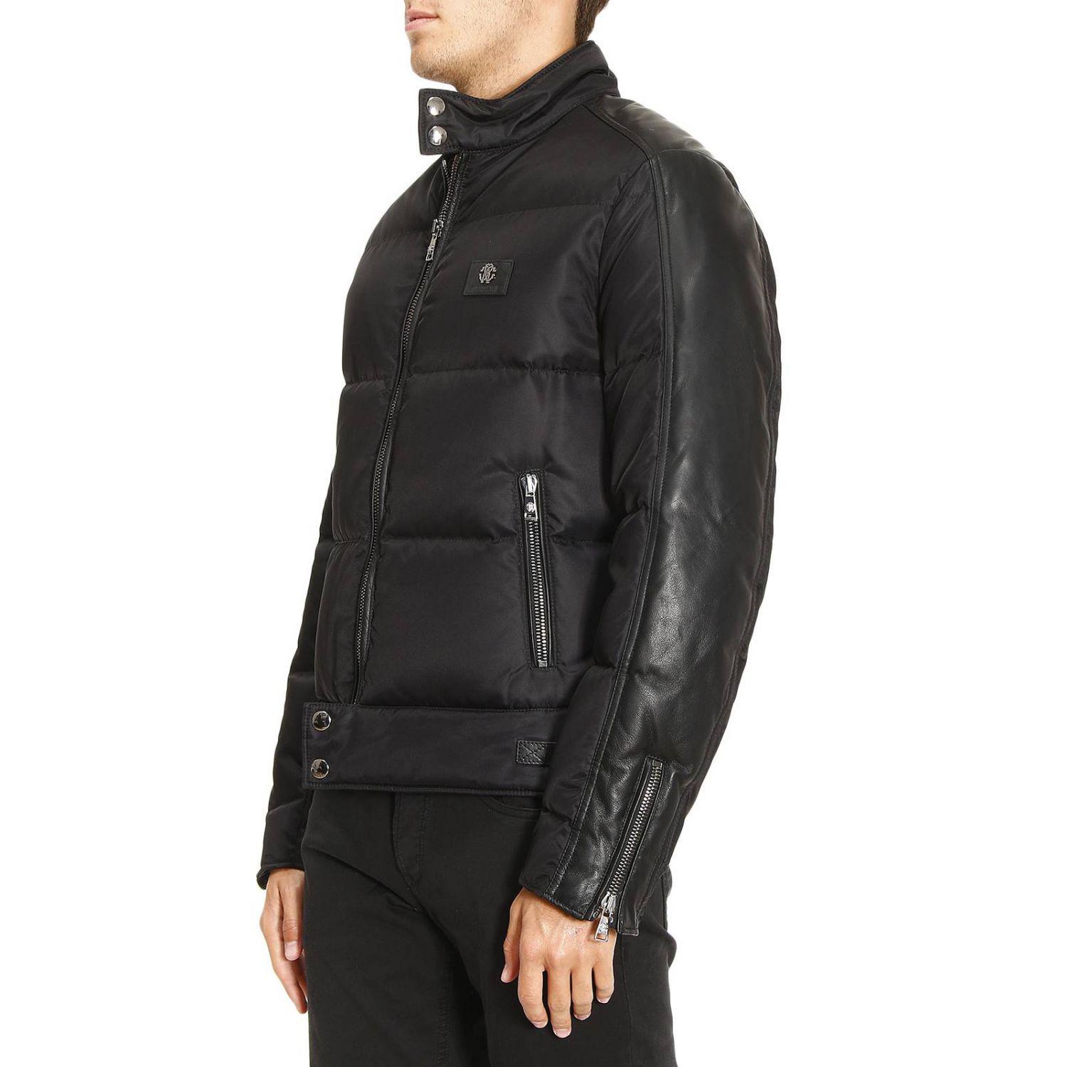 Roberto Cavalli Jacket Men in Black for Men - Lyst