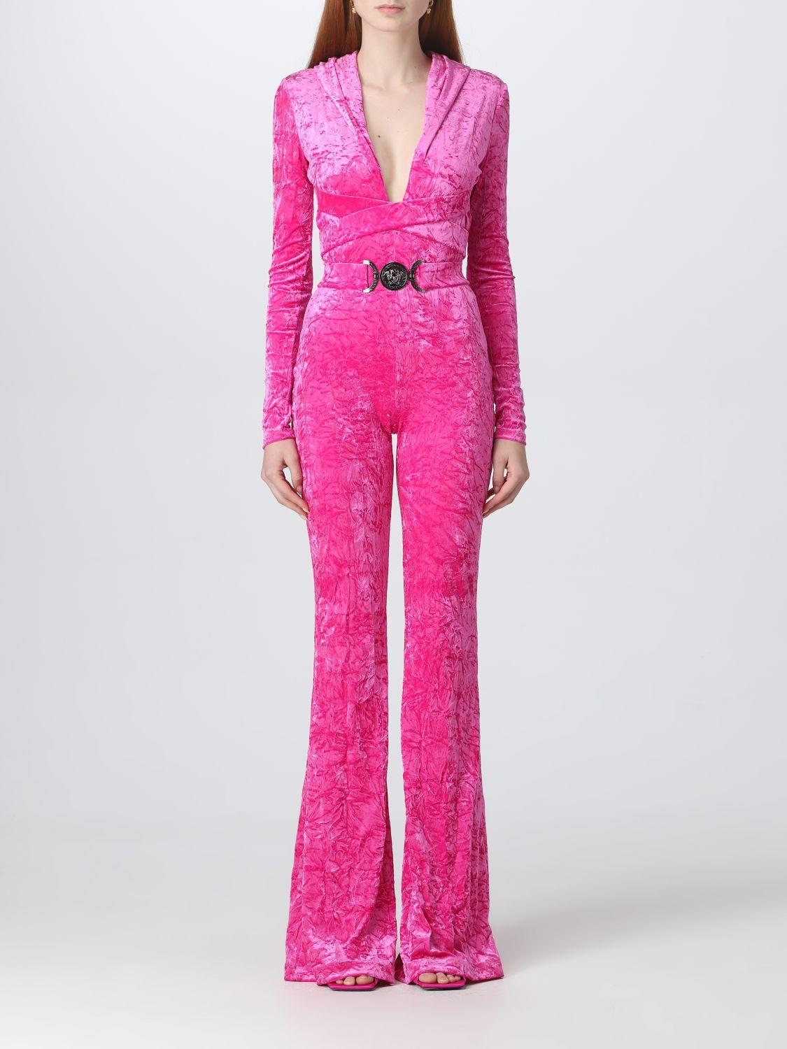 Versace Jumpsuits in Pink | Lyst