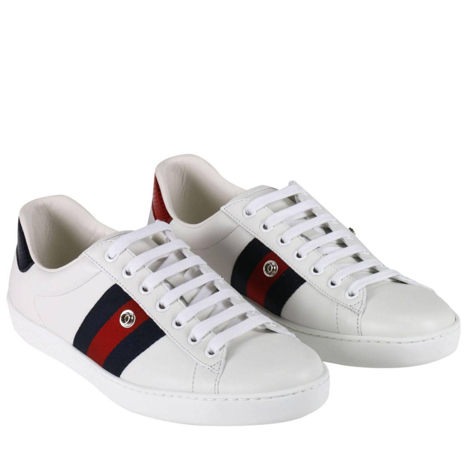 Gucci UFO Embroidered Leather Shoe Patch - White Other, Accessories -  GUC218013